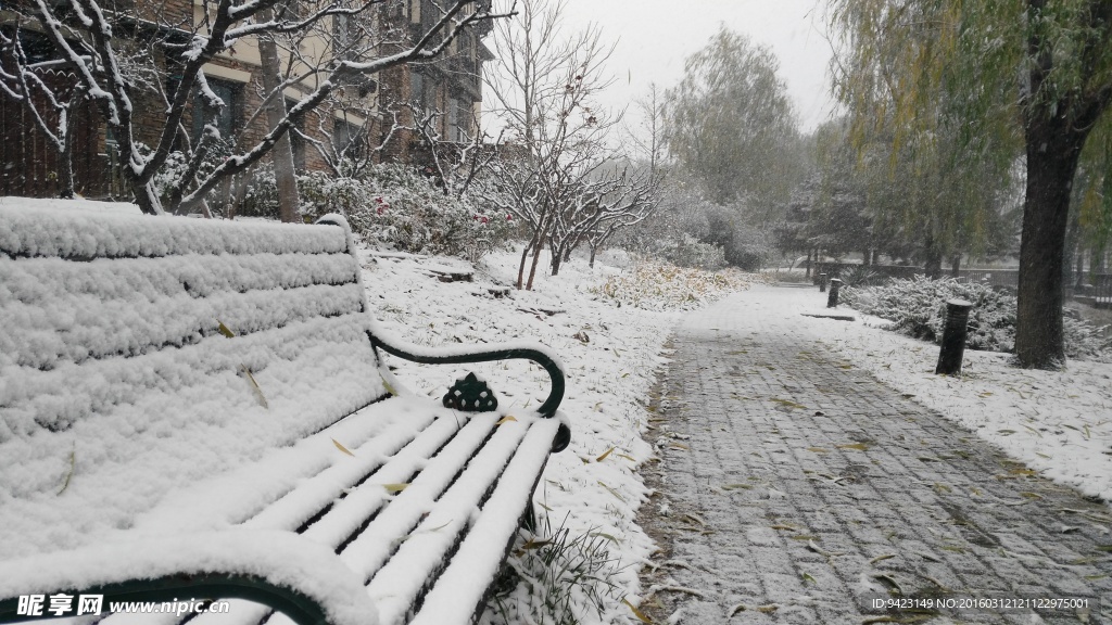 别墅雪景