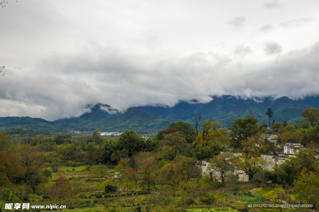 宏村塔川风景