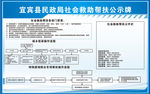 社会救助公示牌