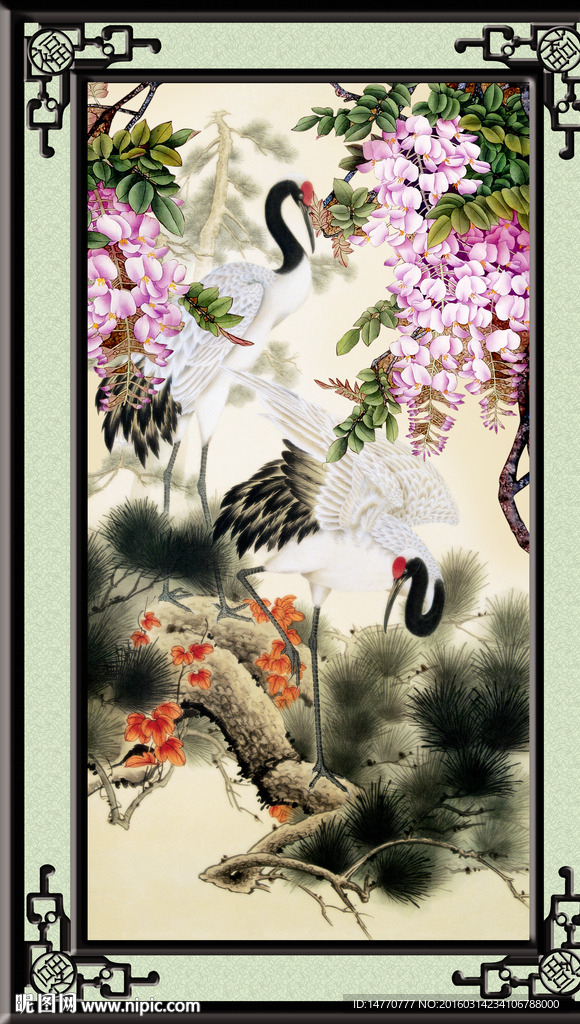 花鸟图 仙鹤图