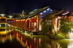 苏州 水乡 夜景