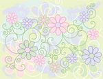 矢量唯美花纹花朵背景底纹