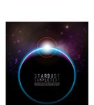 矢量唯美星空星光背景底纹