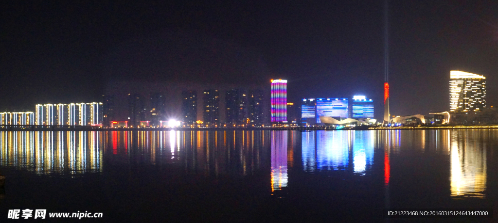 银盆岭大桥夜景