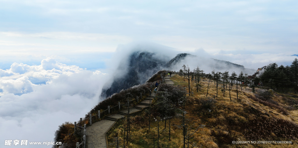 峨眉山风景素材