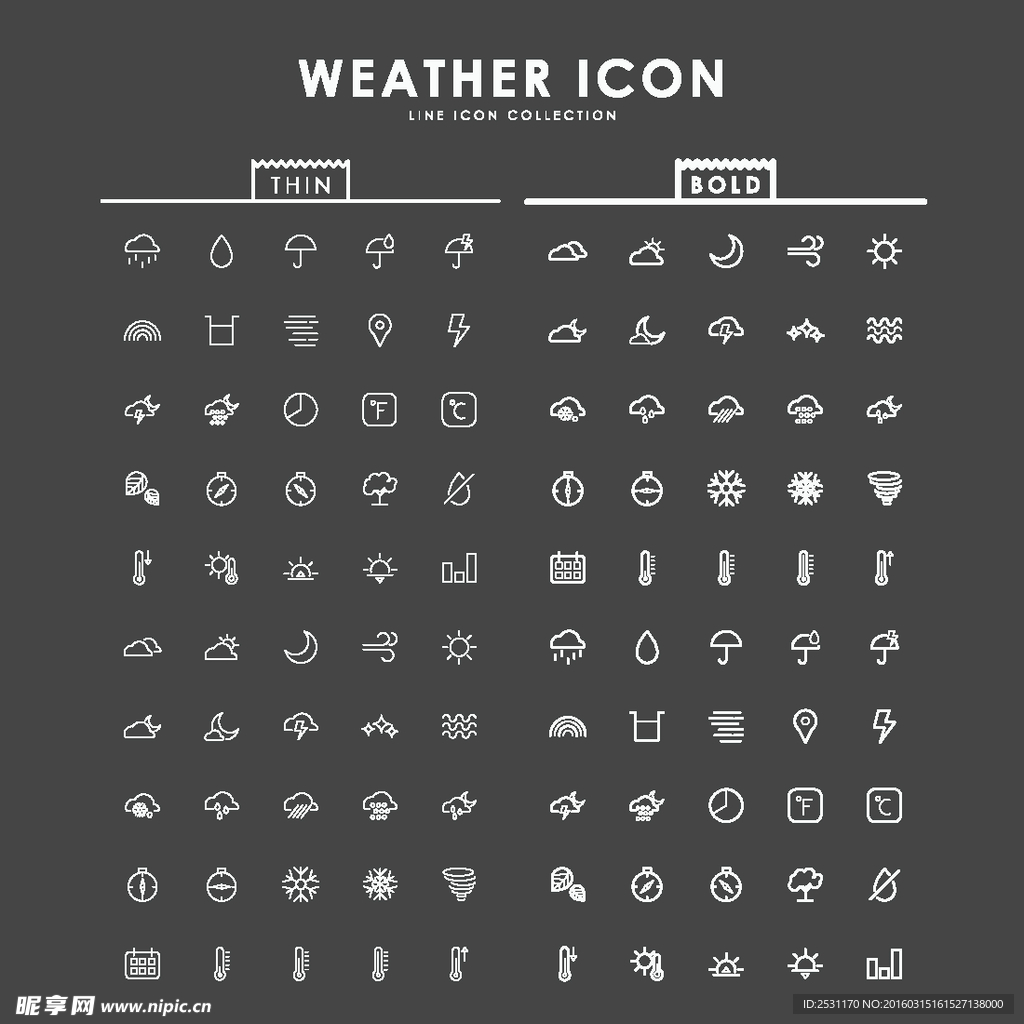天气图标