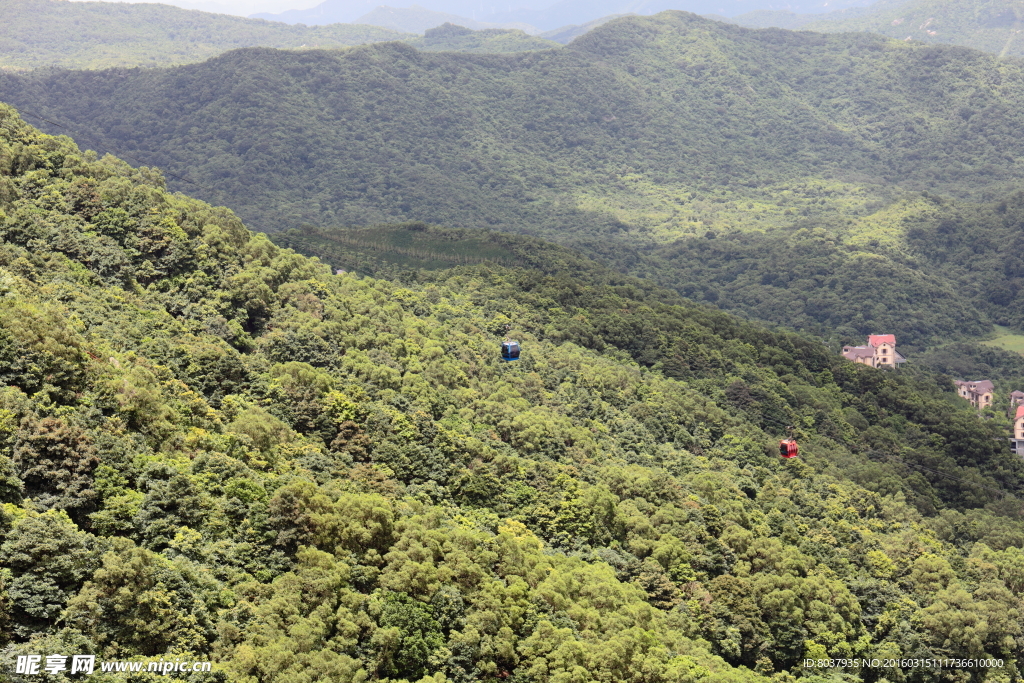 大侠谷山中索道