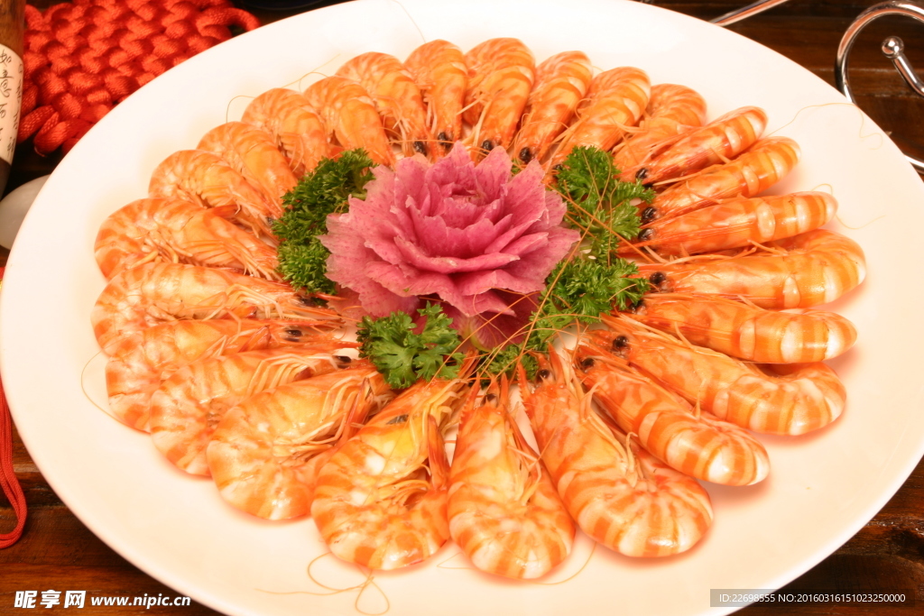 白灼明虾