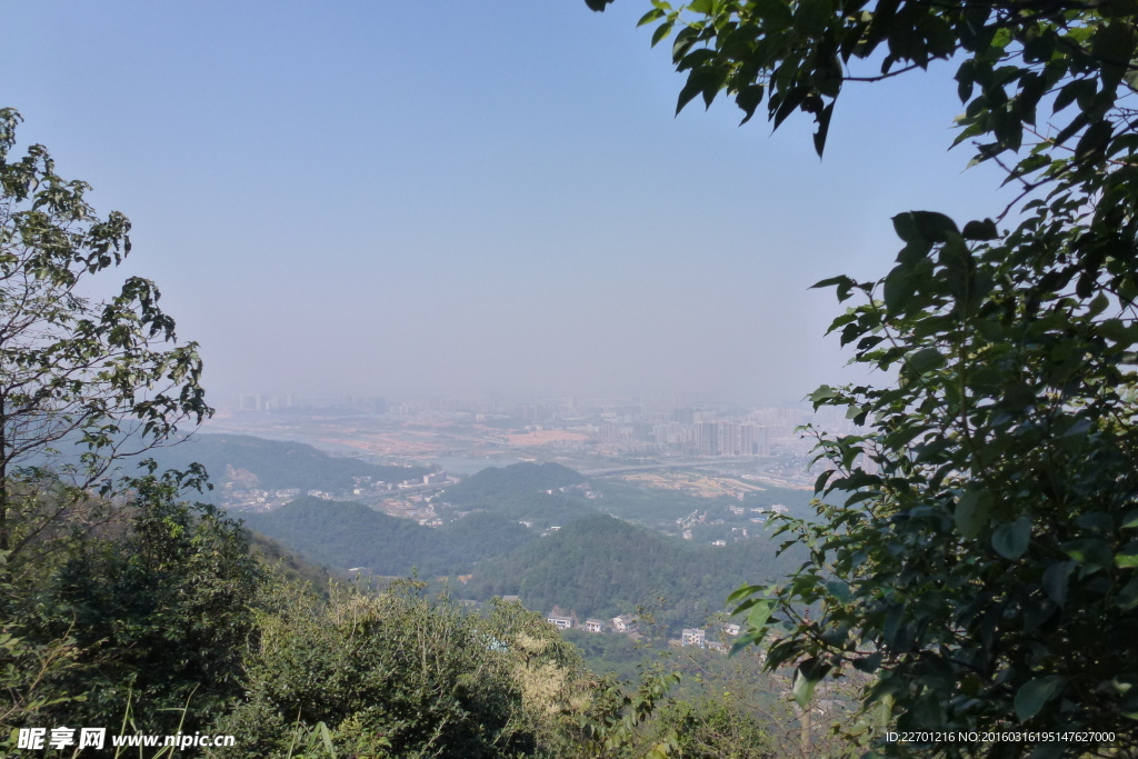 岳麓山顶的风景