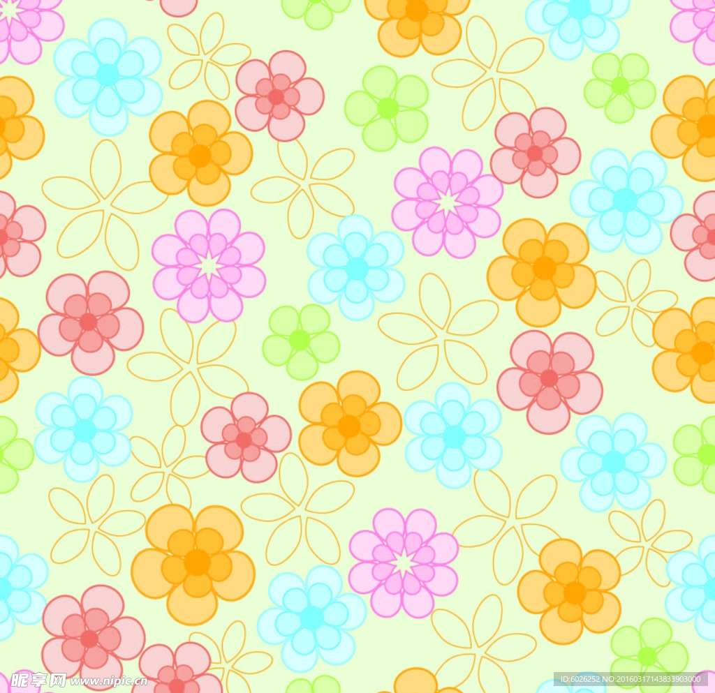 小花花纹