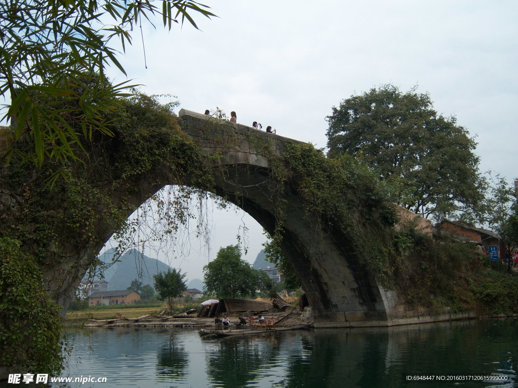 桂林遇龙桥美景