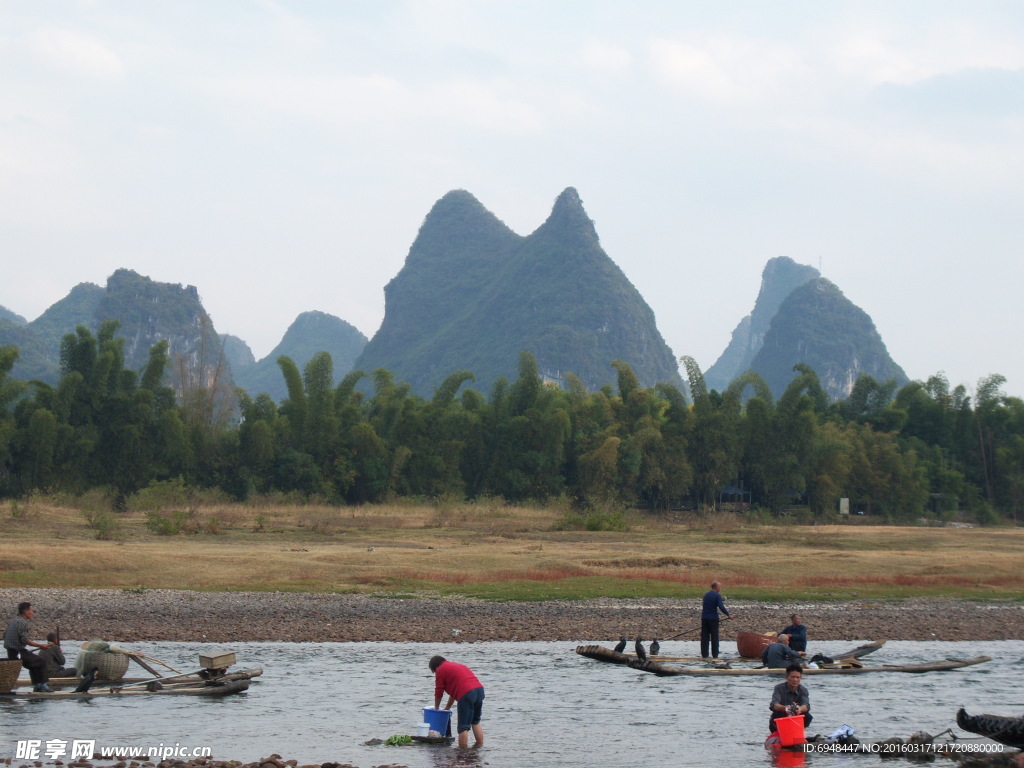 桂林阳朔漓江风景