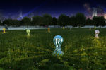 夜景草坪灯
