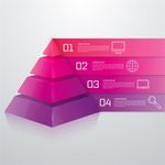 炫彩几何元素 信息图