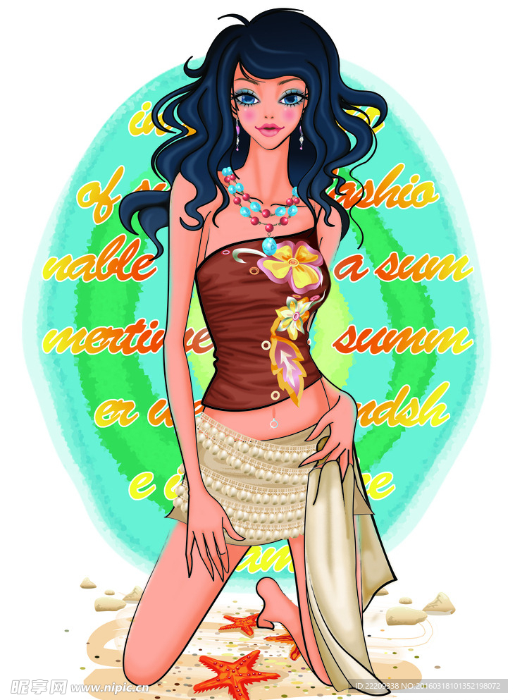时尚人物 人物插画  男女矢量