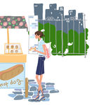 时尚人物 人物插画  男女矢量