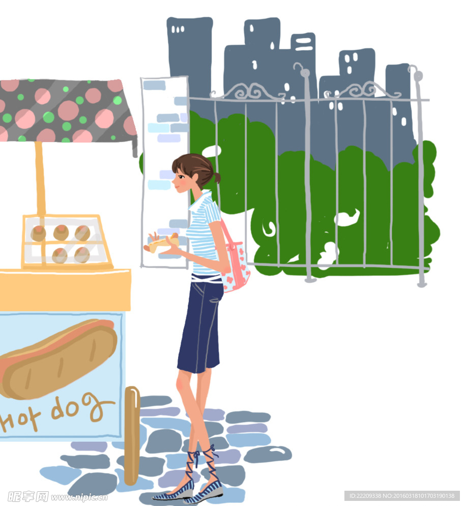 时尚人物 人物插画  男女矢量