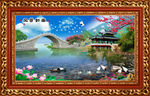 最新款中堂画壁画
