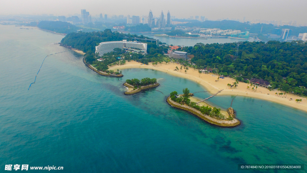 漂亮的新加坡海景