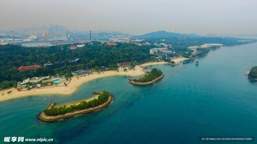 漂亮的新加坡海景