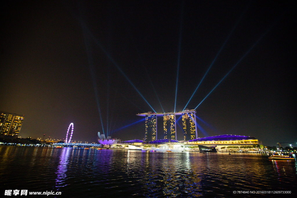 新加坡夜景风光