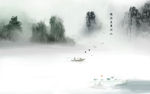 中国风水墨山水画