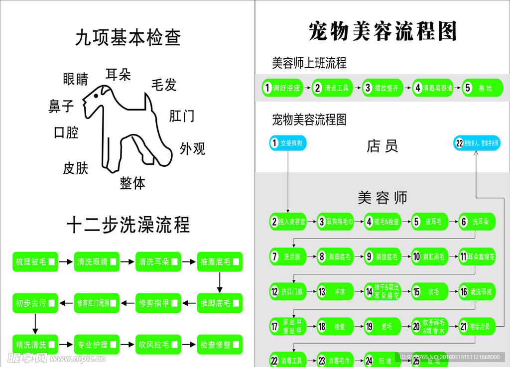 宠物美容流程