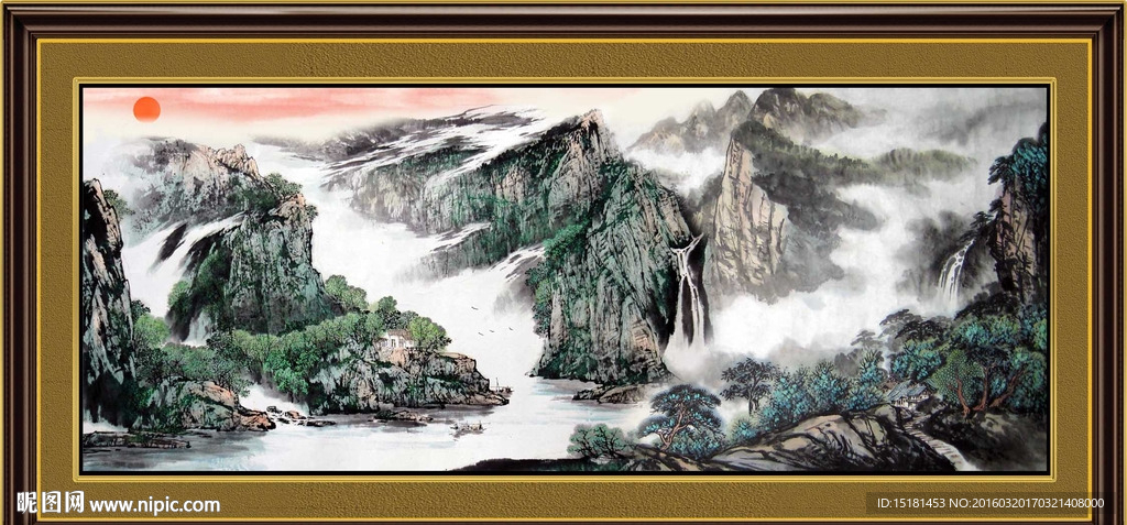 国画山水