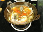 铁锅鱼头泡饼