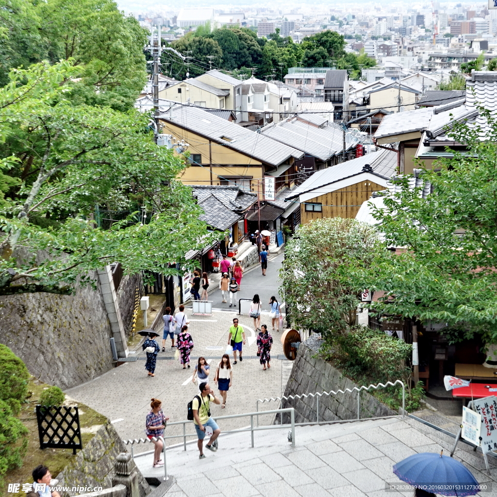 清水寺外的街道