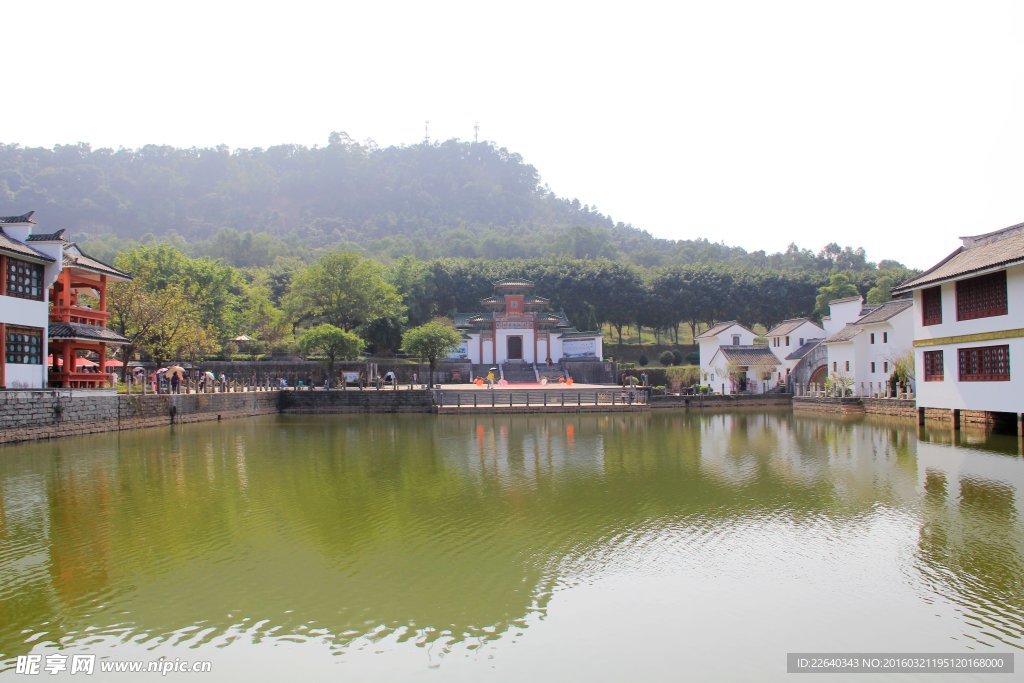 影视基地古镇风光