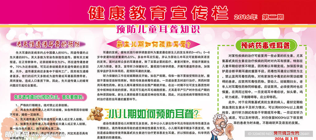 健康教育宣传栏