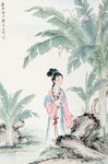 巴蕉从仕女