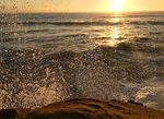 夕阳海景