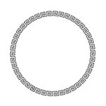 环形复古花纹