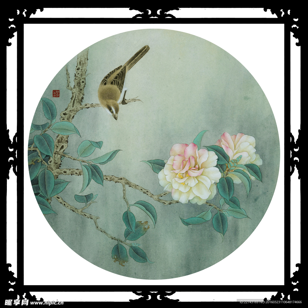花鸟工笔国画
