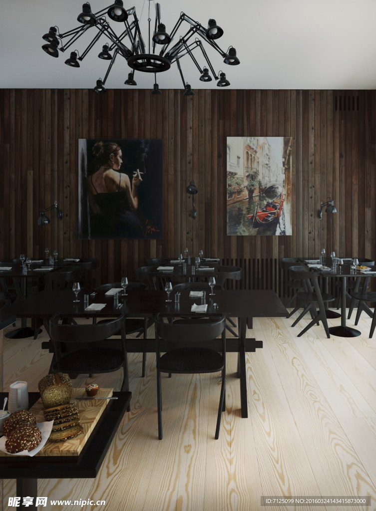 餐厅装修室内设计效果图
