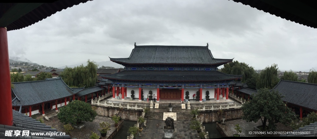 仿古建筑全景