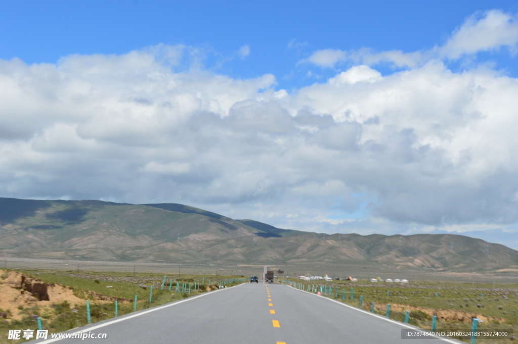 青海环湖公路风光