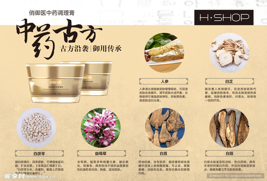 中药古方调理膏