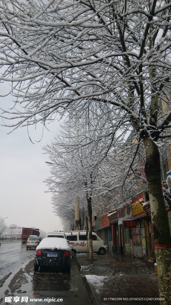 雪中街景