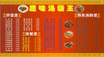 汤粉王餐饮菜单