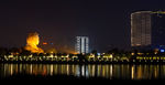 桔子洲头夜景