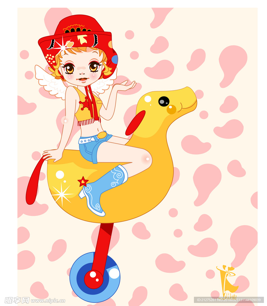 可爱小女孩子