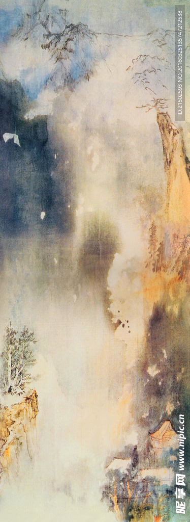 山水古画
