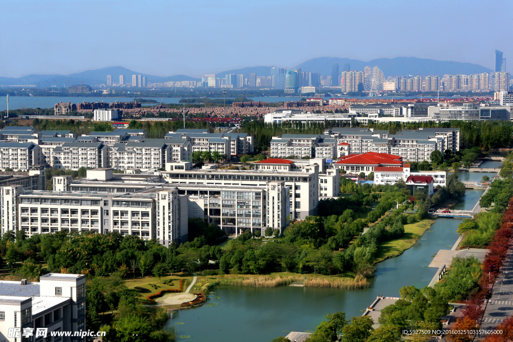 江南大学俯瞰图