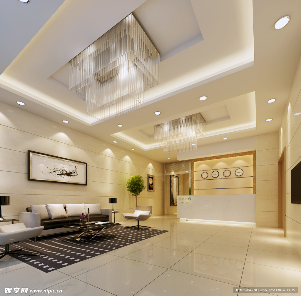 连锁酒店大堂