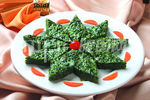 碧绿菠菜饼