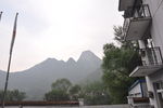 朦胧远山