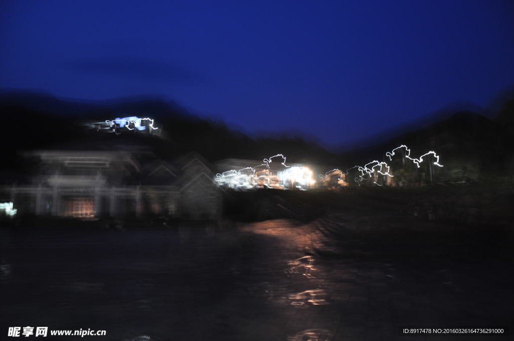 朦胧夜景
